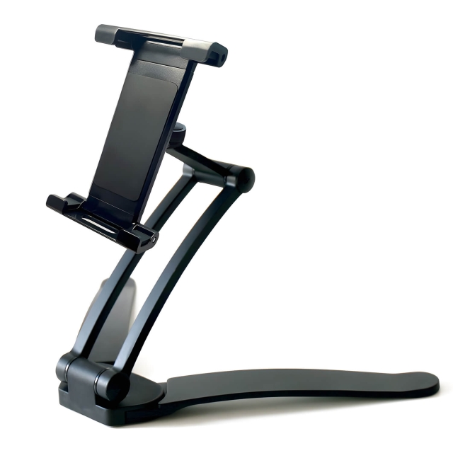 Desire2 Tablet-hållare 2-i-1 XL Vägg och Bärbar upp till 12,9" Svart