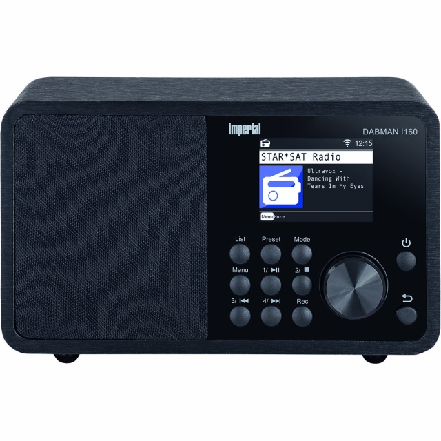 imperial DABMAN i160 DAB+ en internetradio Zwart