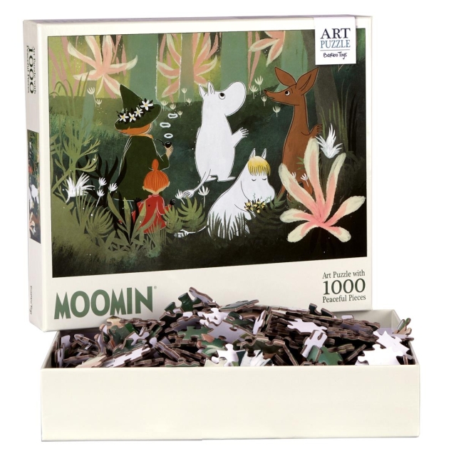 Barbo Toys Moomin Kunst Puzzel Groen 1000 stuks