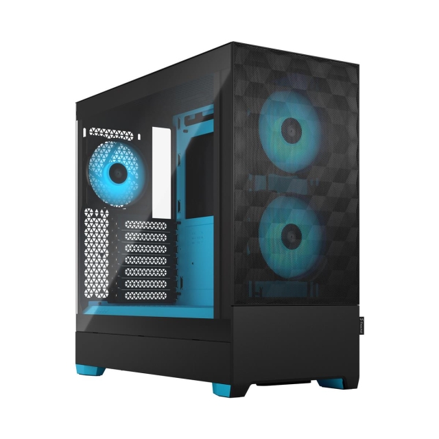 Fractal Design Pop Air RGB Cyaan Kern TG Heldere tint
