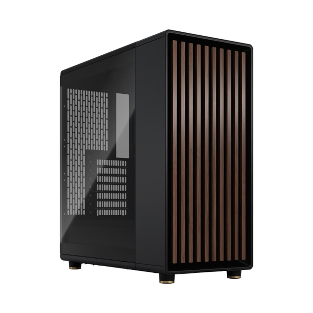 Fractal Design North Houtskool Zwart TG Licht getint