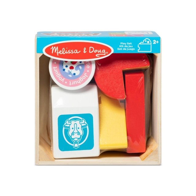 Melissa & Doug Houten Voedselgroepen Speelset - Zuivel