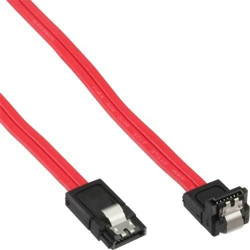 Cablexpert SATA III kabel, 90°, 30 cm, rood