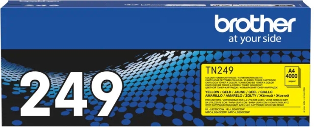 Brother TN249Y laserinktcartridge, geel