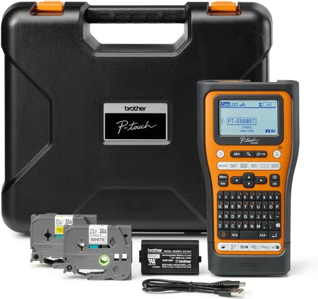 Brother PT-E560BTVP Pro-tarrat printerset