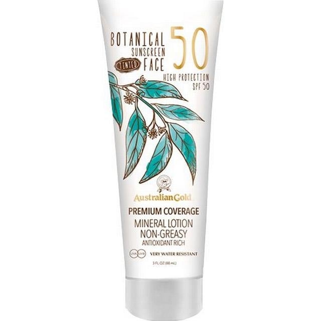 Australian Gold Botanische Getinte Gezichtscrème SPF 50 88 ml - Medium/Tan