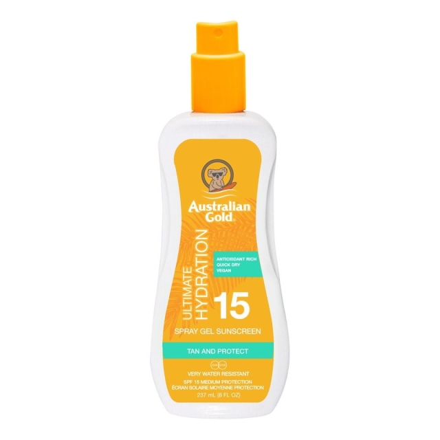 Australian Gold Ultieme Hydratatie Spray Gel SPF 15 237 ml