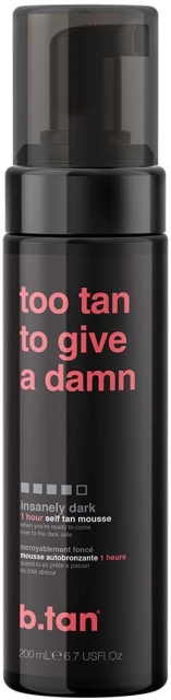 b.tan Too Tan To Give A Damn zelfbruinende mousse 200 ml