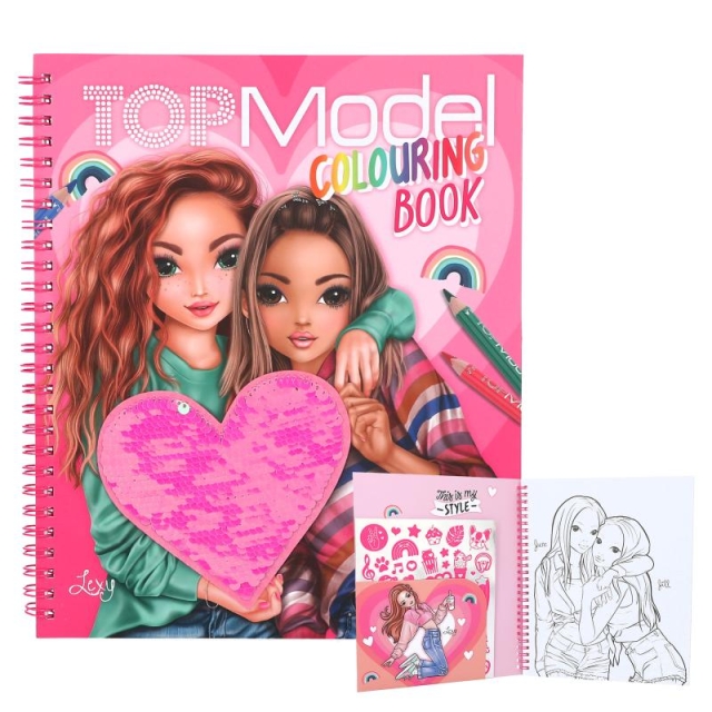 TOPModel Kleurboek met omkeerbare pailletten ( 0412977 )