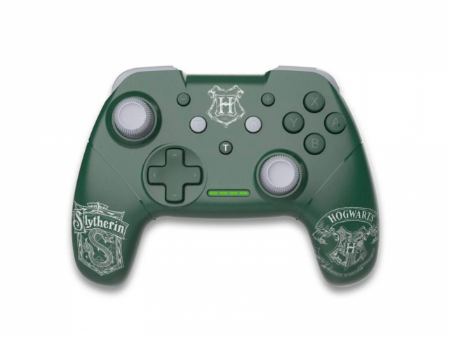Trade Invaders Harry Potter Draadloze Controller Groen voor Switch met 1M kabel - Slytherin