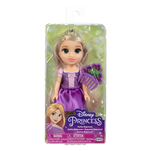 JAKKS Pacific Disney Prinses 6 Inch Kleine pop met kam Rapunzel
