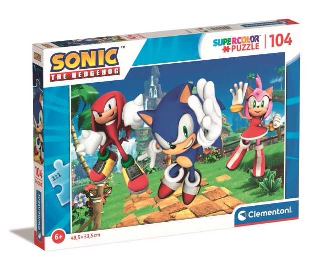 Clementoni 104 puzzels kinderen Sonic