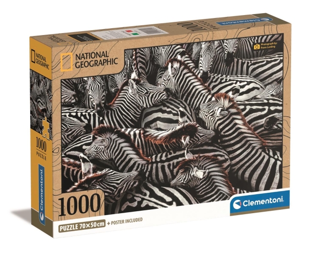 Clementoni 1000 stuks CB High Quality Collection National Geographics Zebra
