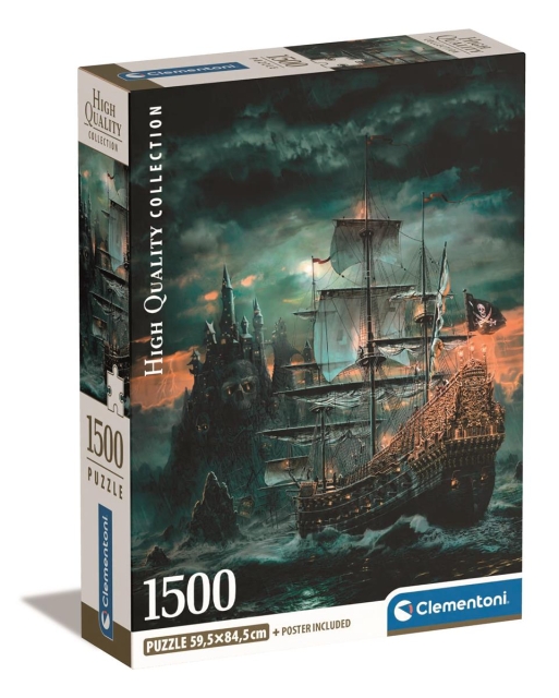 Clementoni 1500 stuks CB High Quality Collection piratenschip