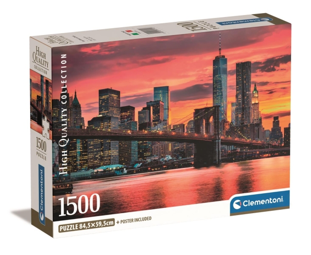 Clementoni 1500 stuks CB High Quality Collection East River bij schemering