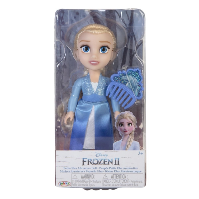 JAKKS Pacific Disney Frozen 6 Inch Kleine pop met kam Avontuur Elsa