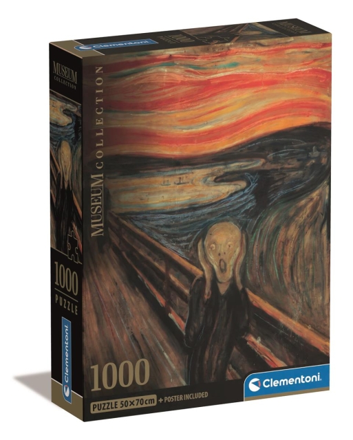 "Clementoni 1000 stuks CB Museum Collectie Munch """"De Schreeuw"""""