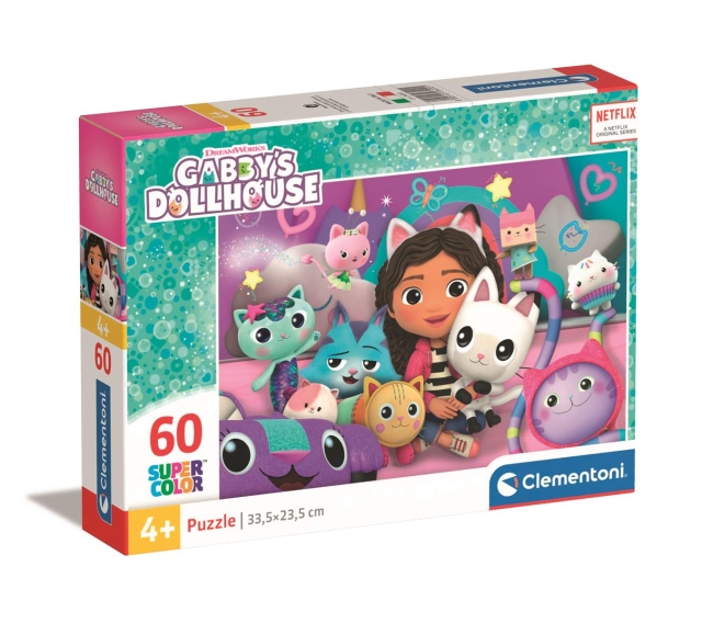 Clementoni 60 stuks kinderpuzzels Gabby