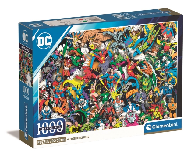 Clementoni 1000 stuks CB High Quality Collection DC Comics onmogelijk