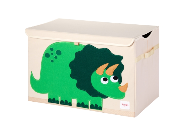 3 Sprouts Speelgoedkist - Groene Dino