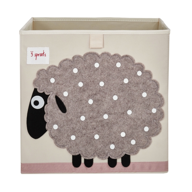 3 Sprouts Opbergdoos - Beige Schaap