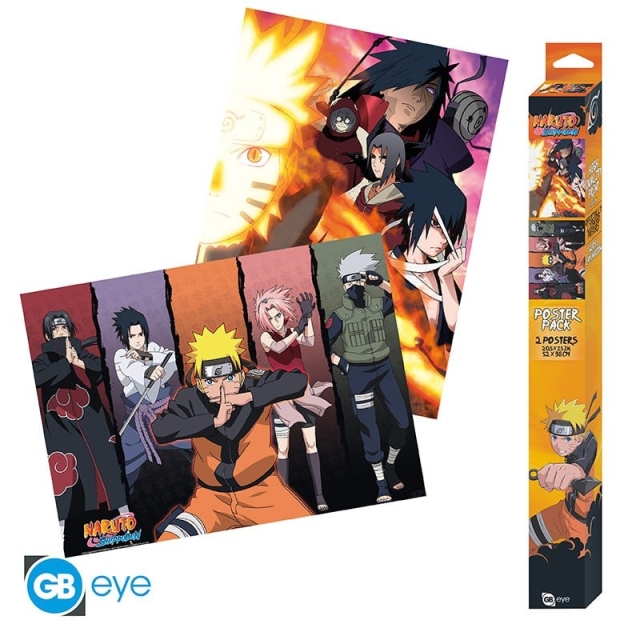 Abysse NARUTO SHIPPUDEN - Set 2 Chibi posters (52x38)