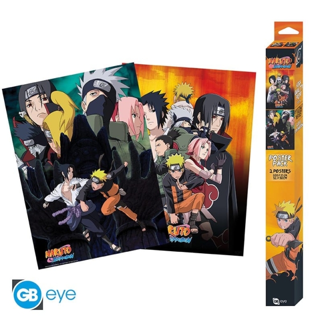 Abysse NARUTO SHIPPUDEN - Set 2 posters - Ninja