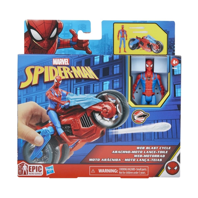Spider-Man 4 Inch Voertuig en Figuur