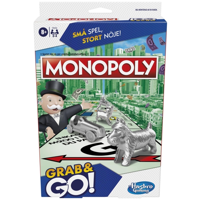 Hasbro Grab & Go Monopoly (SE/FI)