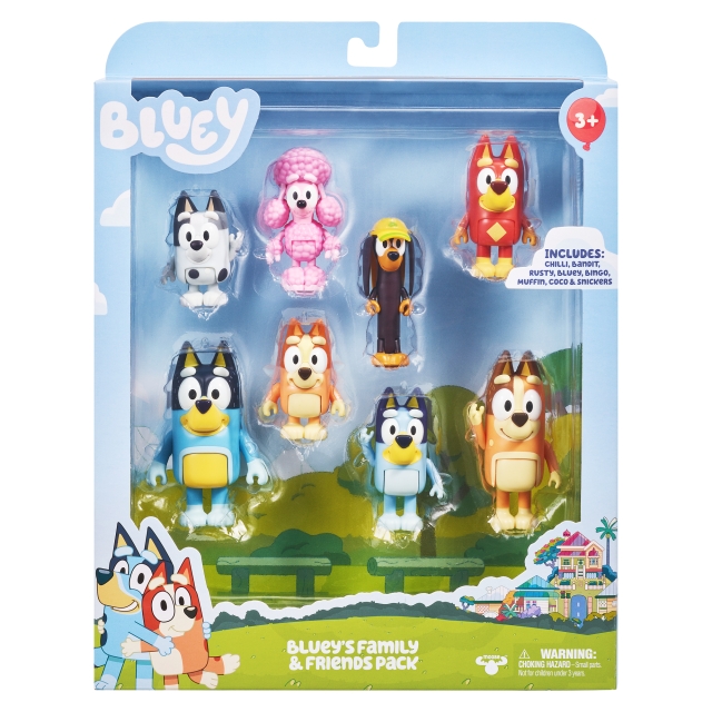 BLUEY 8 Figuren Multipack - S3 (90128)