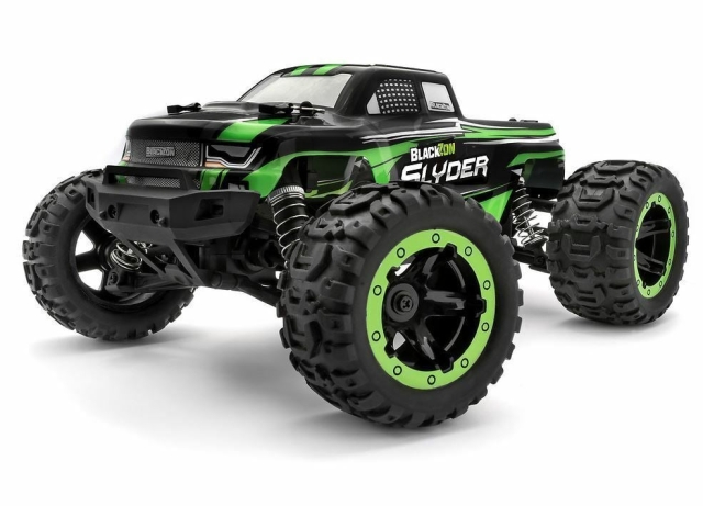 Blackzon Slyder MT 1/16 4WD elektrische monstertruck - groen (540100)