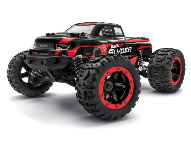 Blackzon Slyder MT 1/16 4WD elektrische monstertruck - rood (540098)