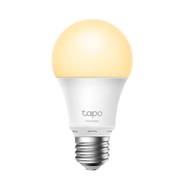 TP-Link Tapo Slimme Wi-Fi-lamp, Dimbaar, Wit, E27 (2700K) /Tapo L510E v1