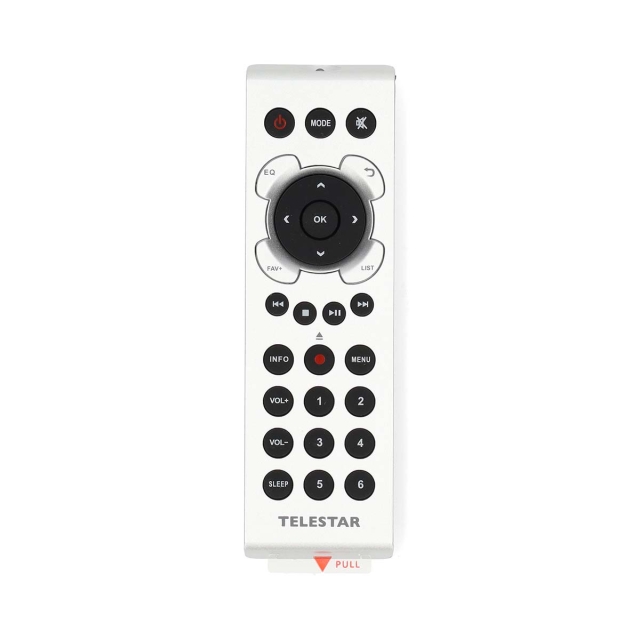 TELESTAR Remote Control DIRA M1 / M12i / M14i / S2 /S20C / S24i / S24 CD / S32i CD silver