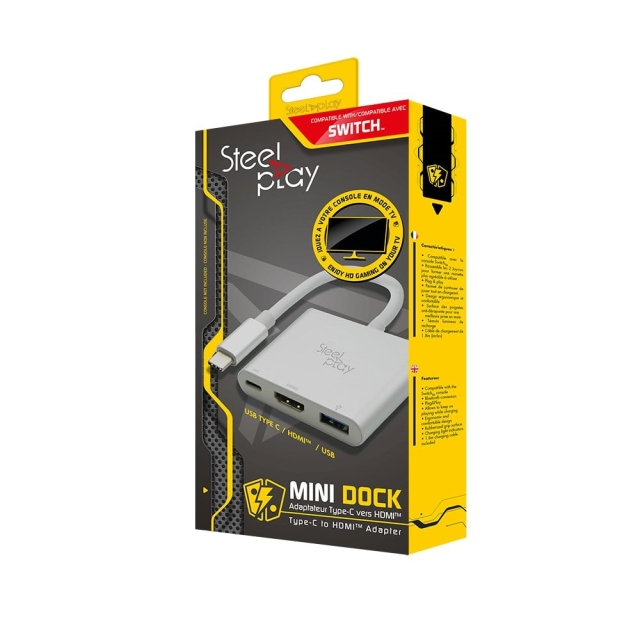 Steelplay Minidock - USB-C/HDMI-adapter (Switch/Mac)
