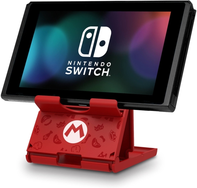 Hori Officiële Nintendo Switch Compacte Speelstandaard (Mario)