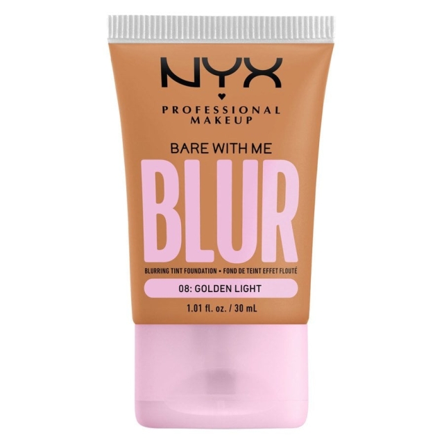 NYX Professional Makeup Bare With Me Blur Tint Foundation 08 Goud Licht