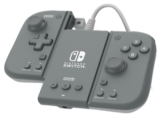Hori Switch Split Pad Compact Bevestigingsset (Grijs)