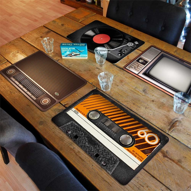 MikaMax Retro placemats - set van 4 (03777)