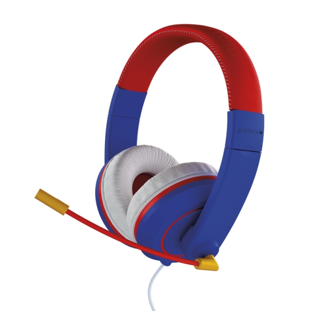 Gioteck XH-100S Bedrade Stereo Hoofdtelefoon (Blauw/Rood)