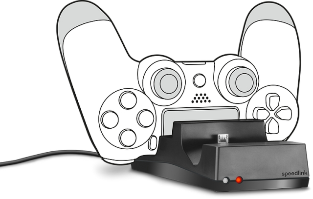 Speedlink JAZZ USB Oplader - voor PS4, zwart