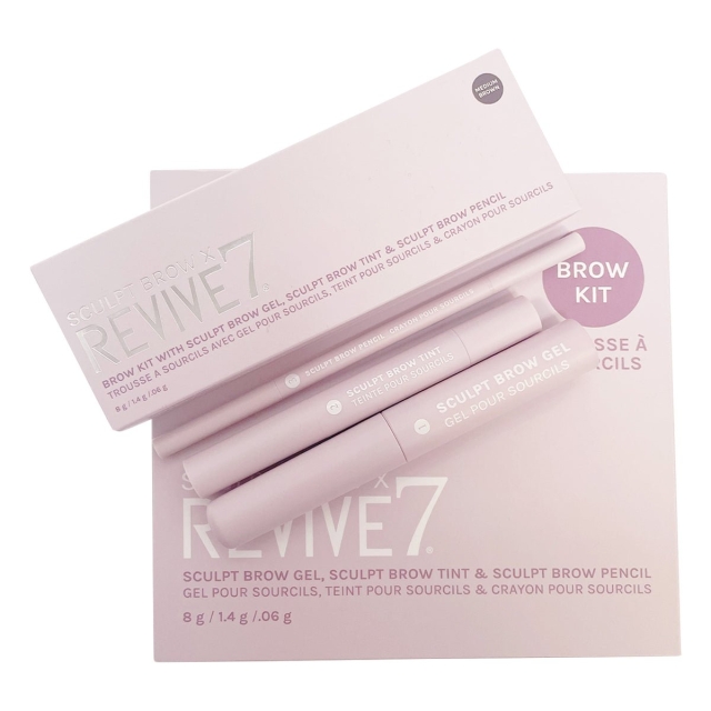 REVIVE7 Sculpt Brow x REVIVE7 Wenkbrauw Kit Donker