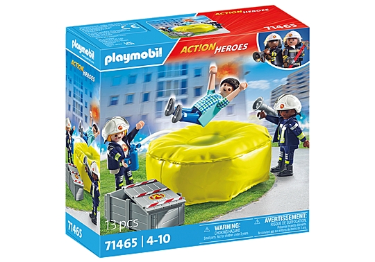 Playmobil Brandweerman met luchtkussen (71465)