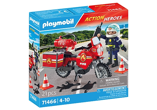 Playmobil Brandweerauto & olievervuiling (71466)