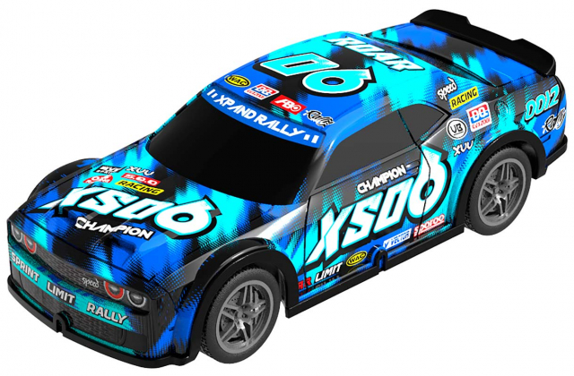 TEC-TOY Roar SXO6 w/light R/C 1:22, 27MHz - Blauw (471255)