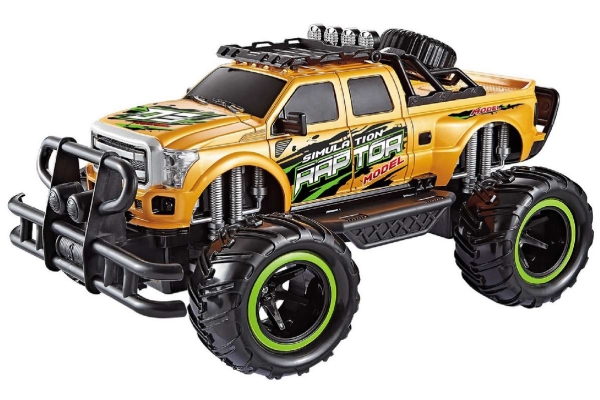 TEC-TOY Raptor R/C 1:12, 2,4GHz 7,4V Li-Ion - geel (471403)