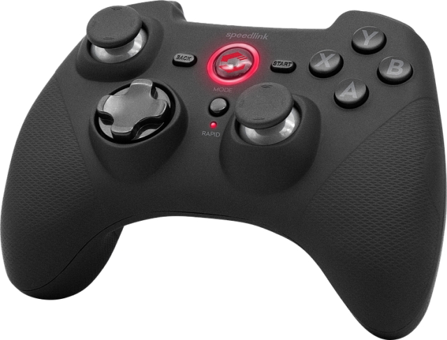 Speedlink Rait Gamepad - Draadloos - PC/PS3/Switch/OLED rubber Zwart