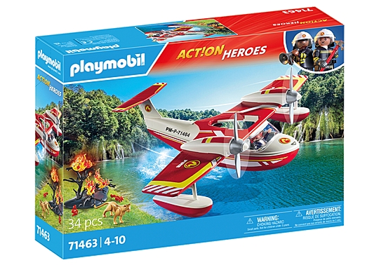 Playmobil Brandbestrijdingszeevliegtuig met blusfunctie (71463)