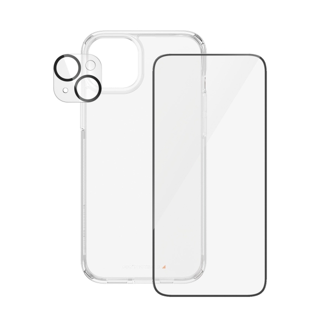 PanzerGlass Apple iPhone 15 Plus 6,7 Ultra Wide Fit Bundel + Picture Perfect + Hardcase met D30