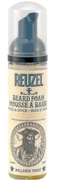 Reuzel Beard Foam Hout en Kruiden 70 ml
